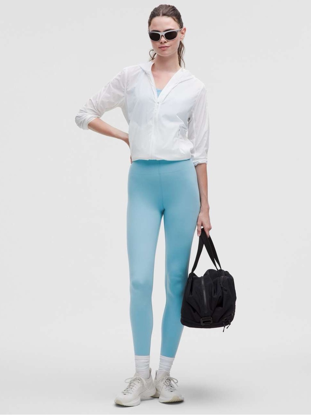 Lululemon Glow Up High-Rise 28" Leggings Washed Blue